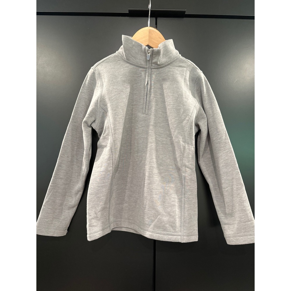 Crewcuts Active Kids Gray Quarter Zip Fleece Pullover XS CO351 NEW